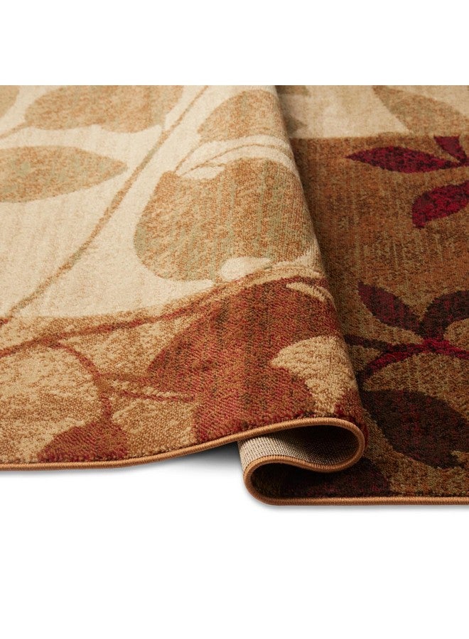 Home Dynamix Tribeca Amelia Modern Area Rug | 39" X 55" Rectangle | Beige/Green/Red - Image 5