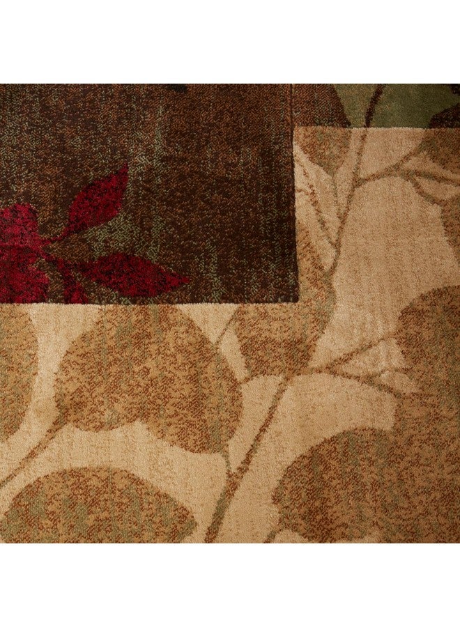 Home Dynamix Tribeca Amelia Modern Area Rug | 39" X 55" Rectangle | Beige/Green/Red - Image 3