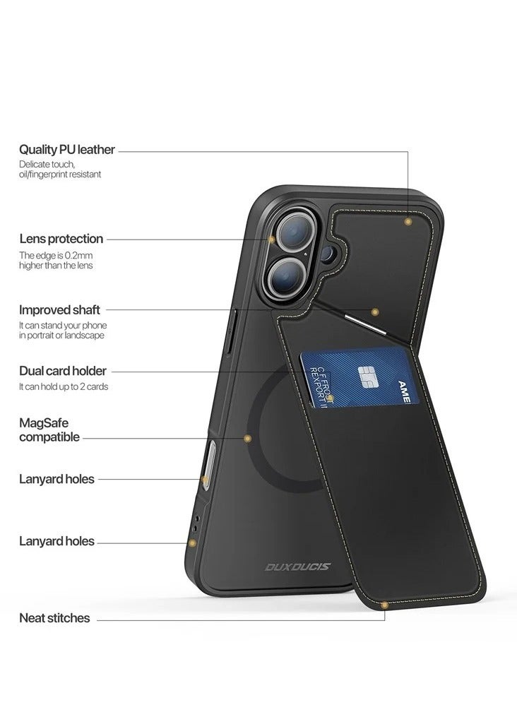 دوكس دوتشيز Dux Ducis Rafi Mag II Case for iPhone 16 - Black - Image 4