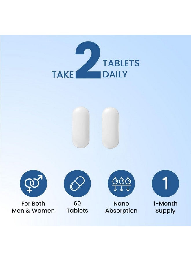 ZEROHARM Holistic Calcium Tablets - High Absorbption Milk-Based Calcium Supplement with Vitamin D3, K2-7, Magnesium, Phosphorous - Supports Bone Strength & Joint Health For Men & Women - 60 Tablets - Image 5
