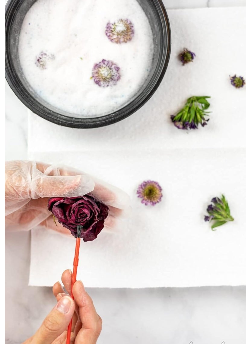 Elysian Elysian Flower Drying Silica Gel Powder DIY with Dry Flowers Art and Craft Resin Art and Home Decor made White Colour Silica Gel Powder 500 Gram  - Image 1