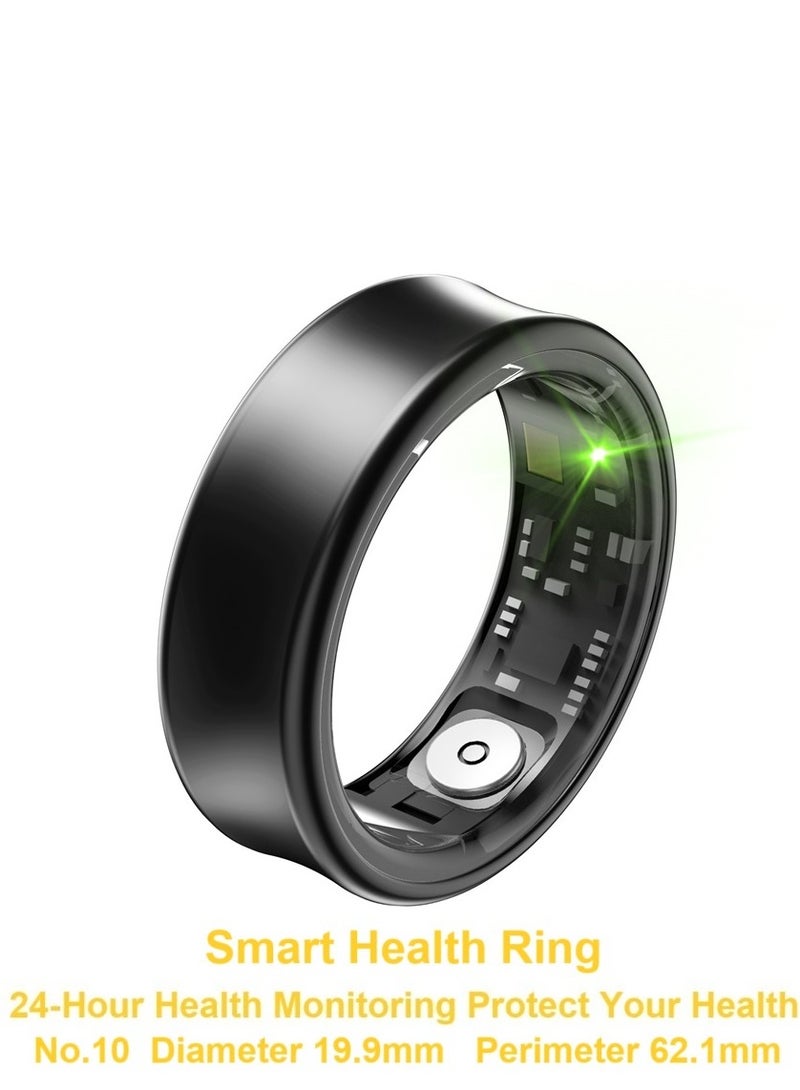 general Smart Ring SR05 for Heart Rate BlodOxygen Sleep Monitoring all Weather Motion Calculation 24-hour Health Monitoring Protect Your Health Sub-Black No.20 - Image 1