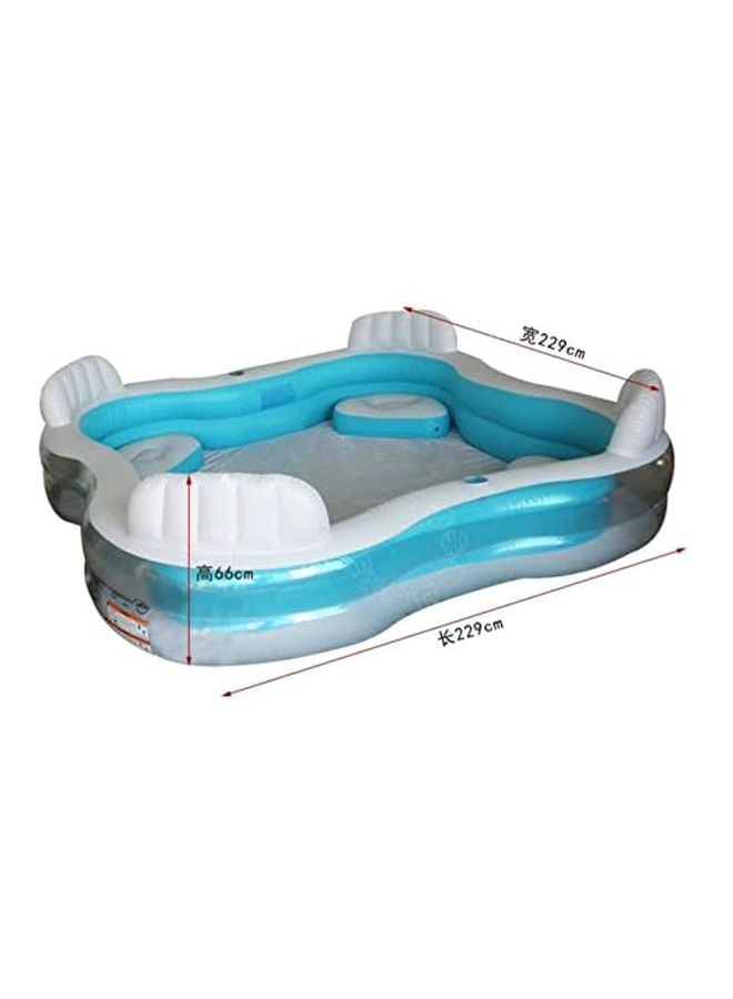 INTEX Swim Centre Vinyl Family Lounge Pool 90x90x26inch - Image 2