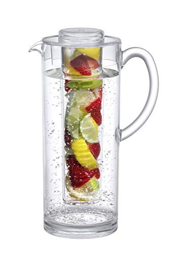 PRODYNE Prodyne Trim Fruit Infusion Pitcher 60 oz Clear 