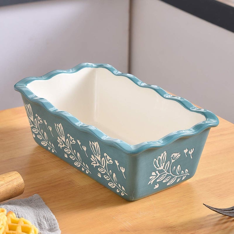 Wisenvoy Loaf Pan Bread Pan Ceramic loaf pans for baking Porcelain Baking Pans Nonstick Bread Pans for Baking - Image 2