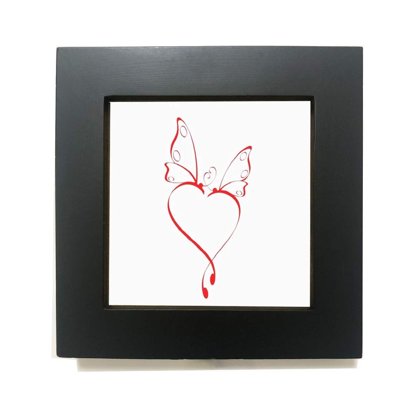 ZXT-parts ZXT-parts 4x4 Picture Frames Black  Solid Wood Frame  Real Glass Panel  Exquisite Workmanship.Set on the Table  Hang on the Wall  Multi-purpose. Give You A Good Mood.  - Image 1
