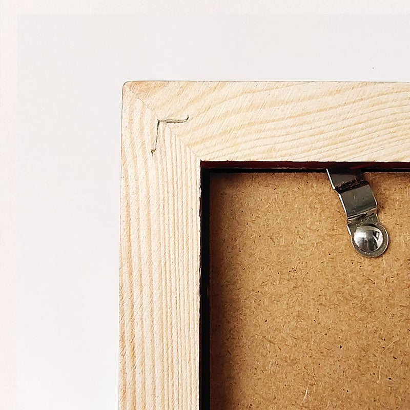 ZXT-parts ZXT-parts 4x4 Picture Frames Black  Solid Wood Frame  Real Glass Panel  Exquisite Workmanship.Set on the Table  Hang on the Wall  Multi-purpose. Give You A Good Mood.  - Image 5