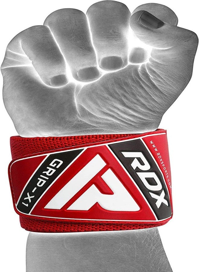 RDX Weight Lifting Wrist Support Wraps, 36” 24” 18” Professional Grade Elasticated Cotton Straps, Gym Fitness Workout Strength Training Bodybuilding Powerlifting Deadlifting Calisthenics, Men Women - Image 2