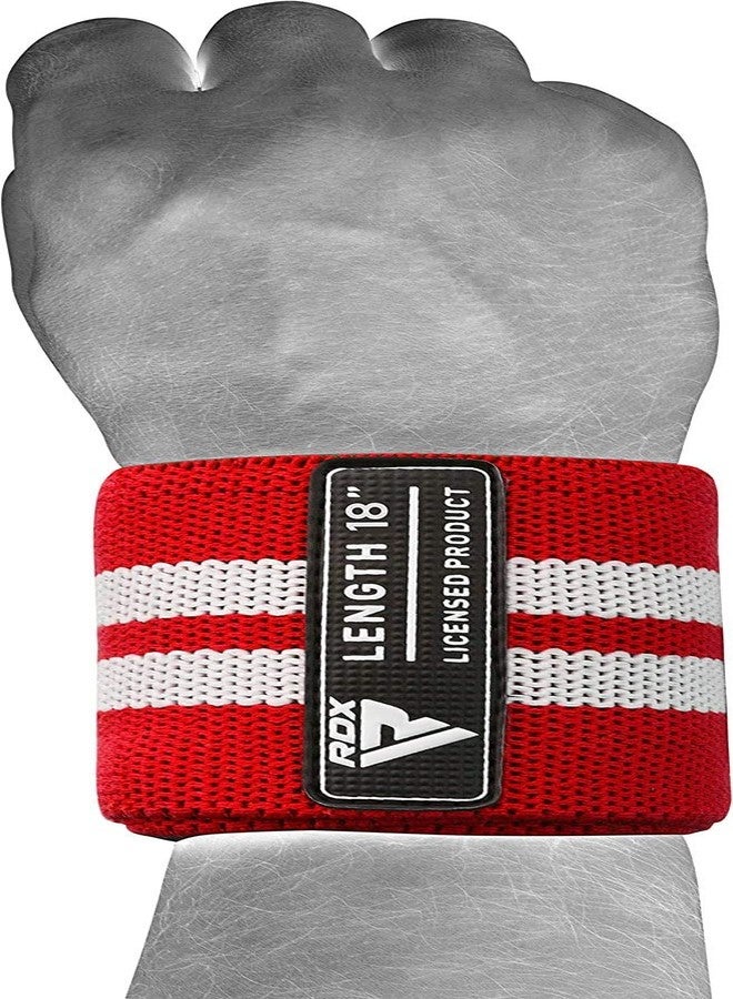 RDX Weight Lifting Wrist Support Wraps, 36” 24” 18” Professional Grade Elasticated Cotton Straps, Gym Fitness Workout Strength Training Bodybuilding Powerlifting Deadlifting Calisthenics, Men Women - Image 3