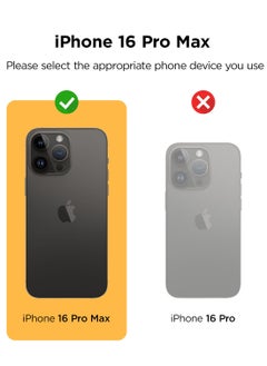 VRS Design VRS Design Damda Glide Ultimate iPhone 16 Pro MAX Case Cover Wallet with Semi Automatic Credit Card Holder Slot [4 Cards] & Camera Lens Protector Kickstand [STRAP included] - Black  - Image 2