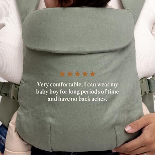 WildBird - Aerial Buckle Carrier - 2-24 Months - Large (L-4XL) Acadian - Front or Back Carry - Cross Straps, Lumbar Support, Headrest - Hip Healthy - Baby Carrier - Baby Essentials - New Mom Gifts - Image 4