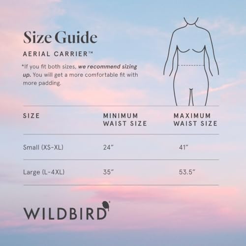 WildBird - Aerial Buckle Carrier - 2-24 Months - Large (L-4XL) Acadian - Front or Back Carry - Cross Straps, Lumbar Support, Headrest - Hip Healthy - Baby Carrier - Baby Essentials - New Mom Gifts - Image 3