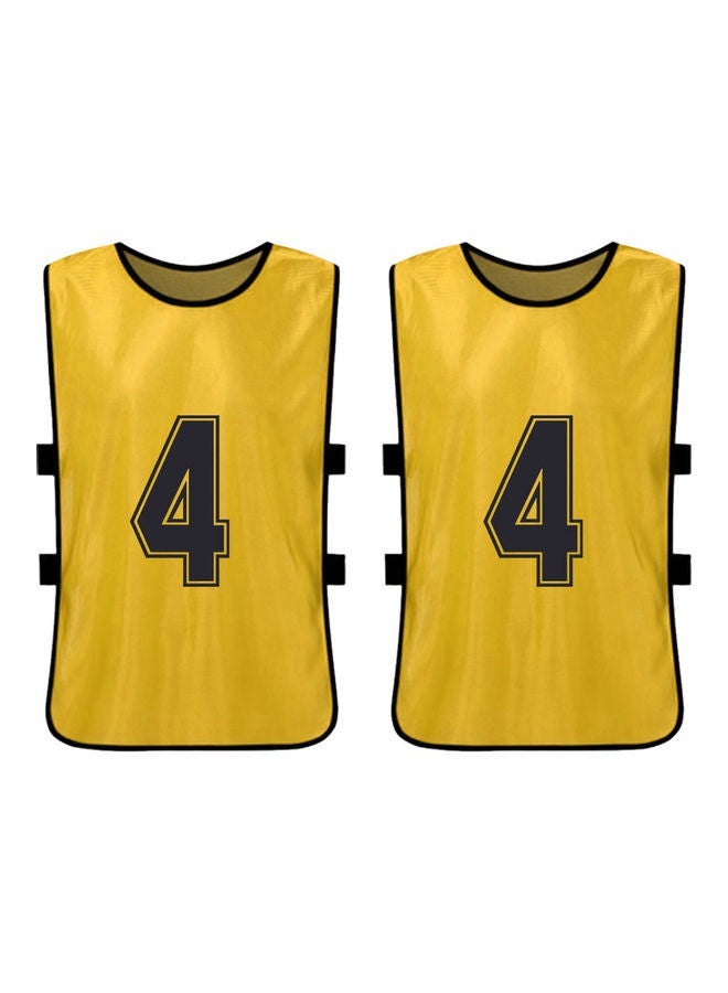 NIBEMINENT Pack Of 6 Football Jersey Vest Set - Image 3