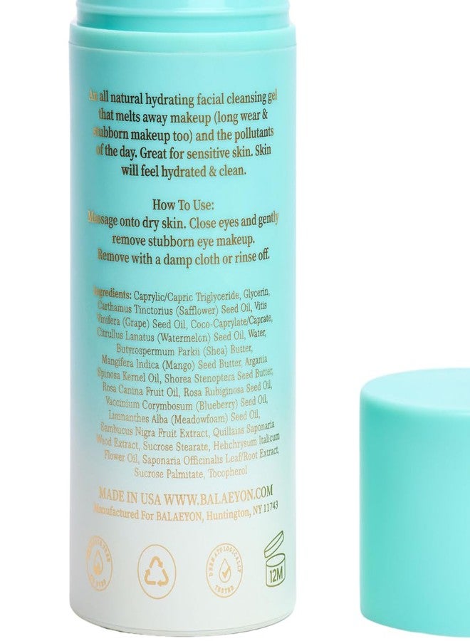 Balaeyon Cleansing Gel Makeup Remover, Removes Waterproof Mascara, 3-In-1 Cleanser, Oil Based, Moisturizing, Great For Sensitive Skin, All Natural, TSA Friendly, 3.38 fl oz - Image 2