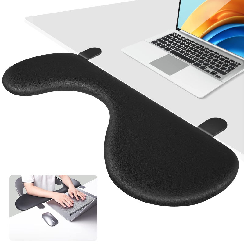 Giecy Desk Extender Adjustable Arm Rest Support for arm Support for Computer Desk Ergonomic Arm Rest Extender Rotating Mouse Pad Holder for Table Office Desk