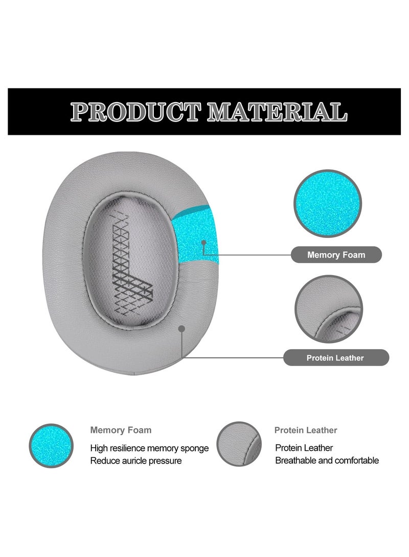 Replacement Ear Cushions Compatible with JBL Live 500BT/Live 500 BT Over-Ear Wireless Headphones, Soft Protein Leather Ear Pads, Noise-Isolating Foam - Image 2