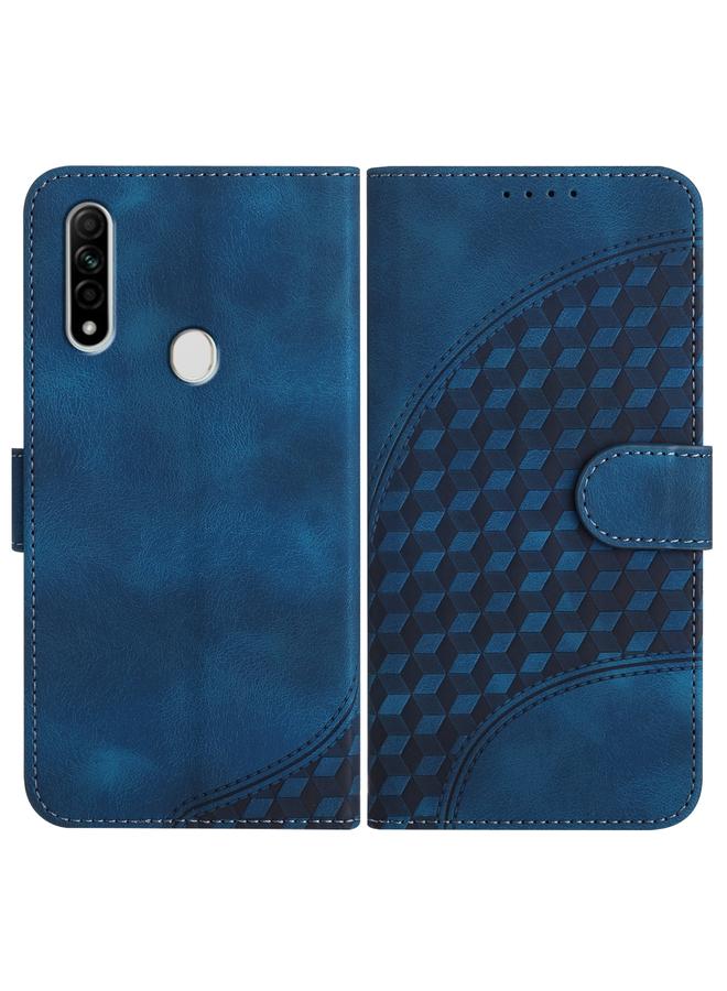 اس-توب جراب جلدي لهاتف OPPO A8/A31 منقوش عليه رأس فيل مع حبل تعليق - Image 1