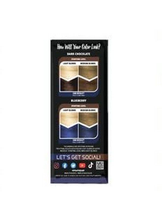 SPLAT Melts Complete Kit With Bleach And 2 Semipermanent Hair Colors (Blueberry & Dark Chocolate) - Image 4
