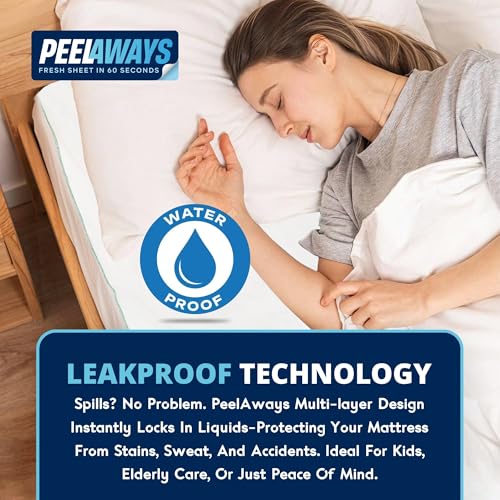 Peelaways Waterproof Disposable Bed Sheets – As Seen On Shark Tank | 5-Layer Absorbent Wellness Sheets for Elderly, Homecare, Hospital Use and Travel - Image 4