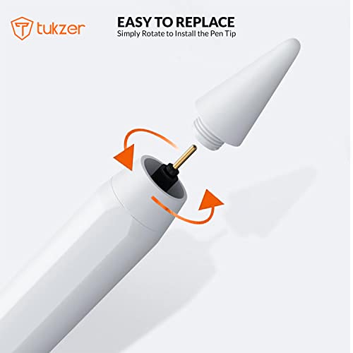 Tukzer 5-Replacement Tip Compatible with Tukzer Stylus Pen for iPad Palm Rejection, 2nd Gen Compatible for (2018-2021) iPad 6/7/8/9 Gen; iPad Pro(11/12.9") iPad Mini (5,2021) iPad Air 3rd Gen(TZ-TIP1) - Image 4