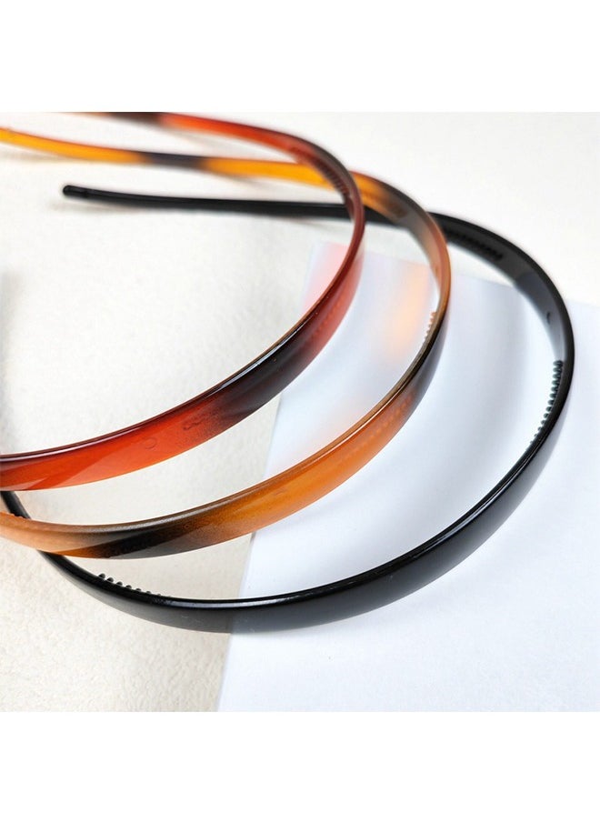 Ant - 3Pcs Sunglasses Headbands, Flex No Pressure Headbands, Effortless Plastic Teeth Comb Headbands, Skinny Hair Bands, Plastic Hair Loop, Hair Accessories for Glasses Wearers, Women and Girls - Image 1