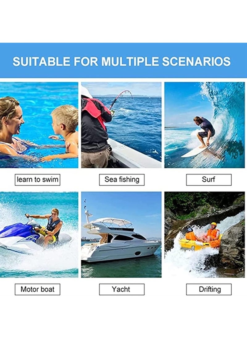 REBENUO Life Jacket Safety Vests Water Suit Kayak Boating Swimming Surfing Drifting Gear Size {XL} .75 to 100 Kg(red) - Image 5