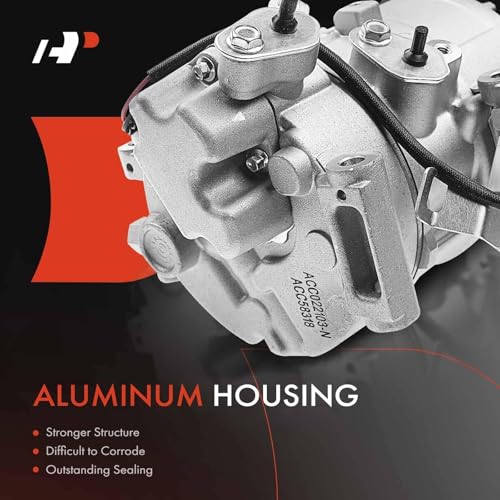 A-Premium Air Conditioner AC Compressor with Clutch Compatible with Toyota Yaris 1.5L 2007-2012 - Image 3