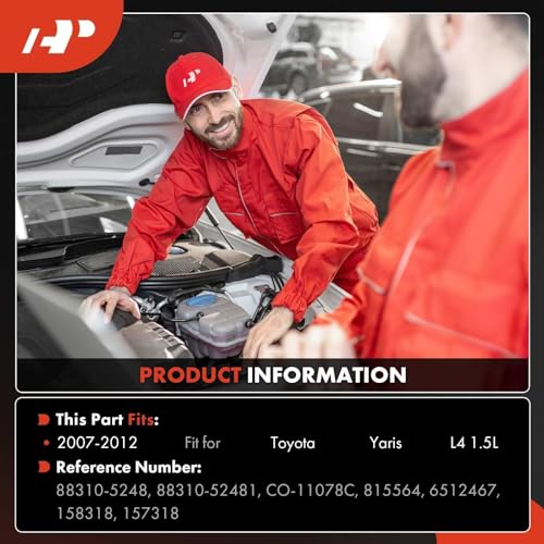 A-Premium Air Conditioner AC Compressor with Clutch Compatible with Toyota Yaris 1.5L 2007-2012 - Image 2