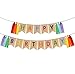 LINGPAR Highly Recommended Happy Birthday Burlap Banner Multicolored Tassels Design Colorful Ribbon For Kid Baby Adults Birthday Party Decorations - Image 4
