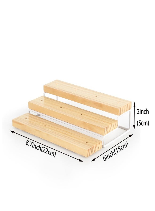 Aimto 3 Tier Wood Display Cake Pop Stand,Set of 2 12 Holes Lollipop Display Stand, Lollipop Holder for Wedding, Baby Shower, Birthday, Anniversaries Party Candy Decorative - Image 2