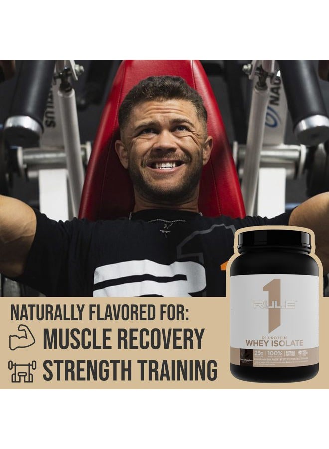 Rule1 Rule One R1 Protein Naturally Flavored, Dark Chocolate – 1950 g - Image 4