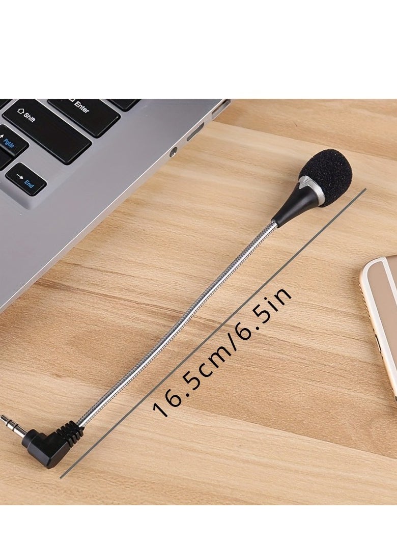 Generic 1pc Stereo Mic Audio Microphone For PC Mobile Phone Laptop  - Image 3