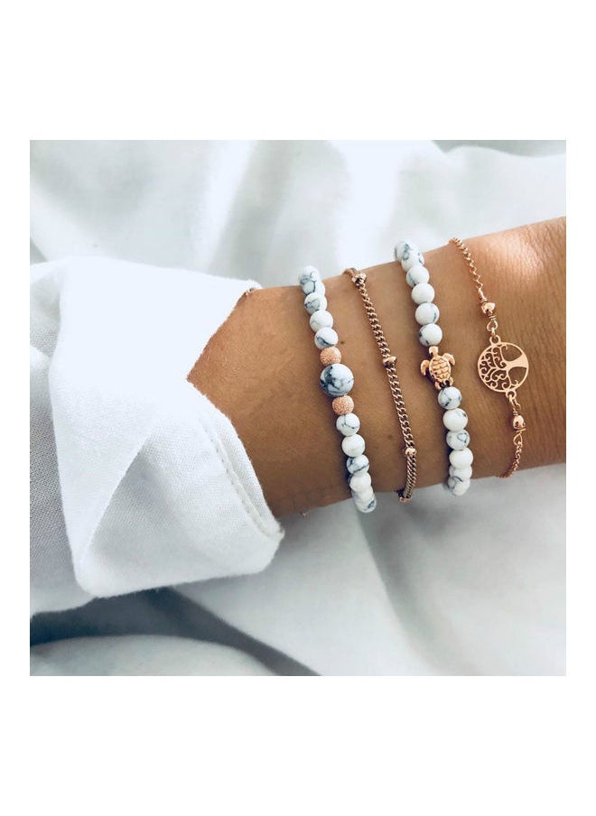 4-Piece Fashion Bracelet Set