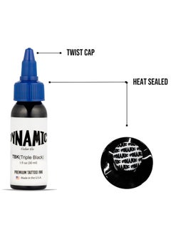 Dynamic Dynamic Color Co Triple Black Ink Bottle 1oz  - Image 2