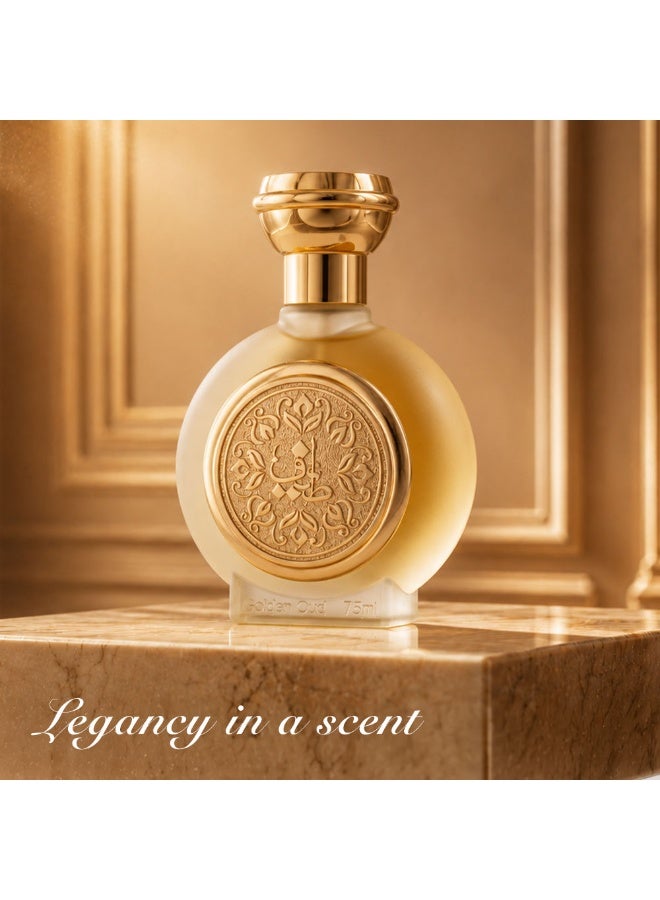 Taif Al Emarat Golden Oud Eau de Parfum 75ml, Unisex Arabic Perfume, Long Lasting Oud Oriental Fragrance for Men & Women - Image 4