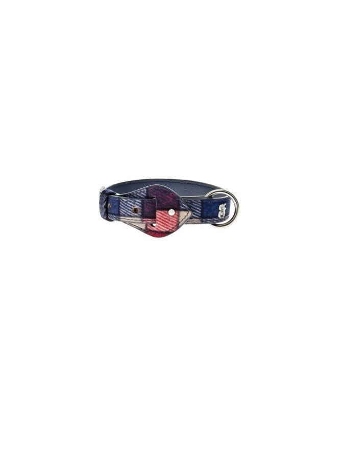 Ferribiella Mokka Cat Collar Small – Tartan  - Image 1