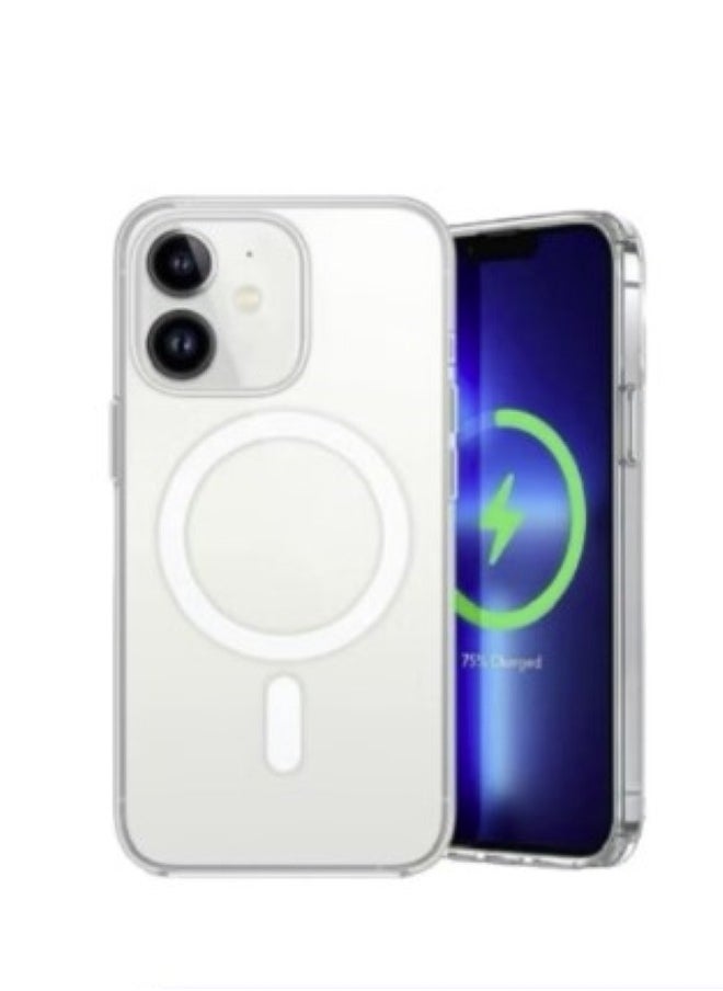 Ontime - Clear Anti-Yellowing Slim Case with MagSafe and Supports All Apple Accessories for iPhone 15 Pro Max - Image 1