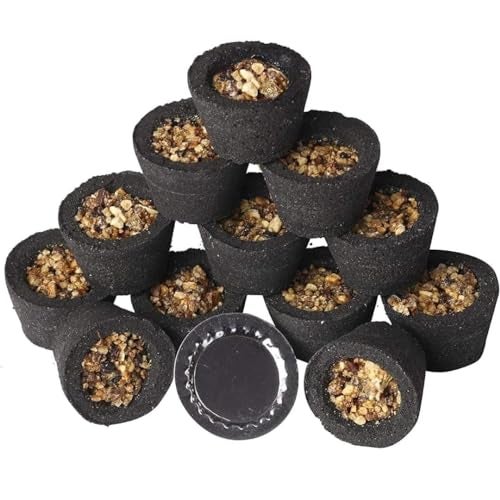 GYOU Devotional Organic Havan Cups/Sambrani Cups (40 PCS) | 100% Natural Dhoop Cups (40 PCS) | Sambrani Guggal Dhoop Cups for Pooja- Guggal (Sambrani Havan Cups 40 PCS) - Image 3
