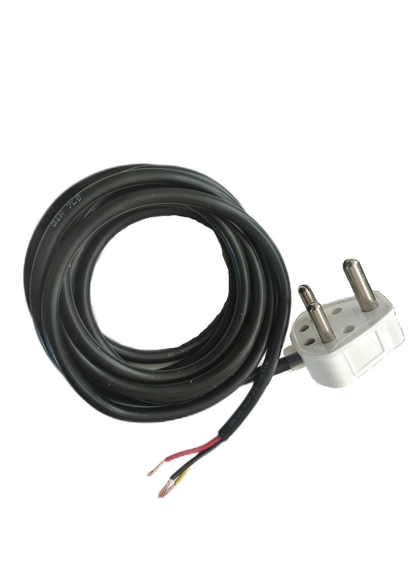 blue orange Blue Orange Extension Long 10M Copper Flexible Wire 15 MM x 3 Core Extension Wire with 20 Amp Plug Black  - Image 1