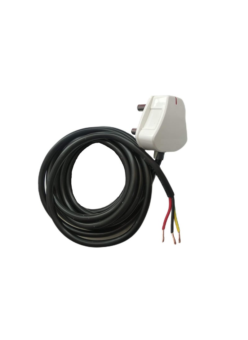 blue orange Blue Orange Extension Long 10M Copper Flexible Wire 15 MM x 3 Core Extension Wire with 20 Amp Plug Black  - Image 2