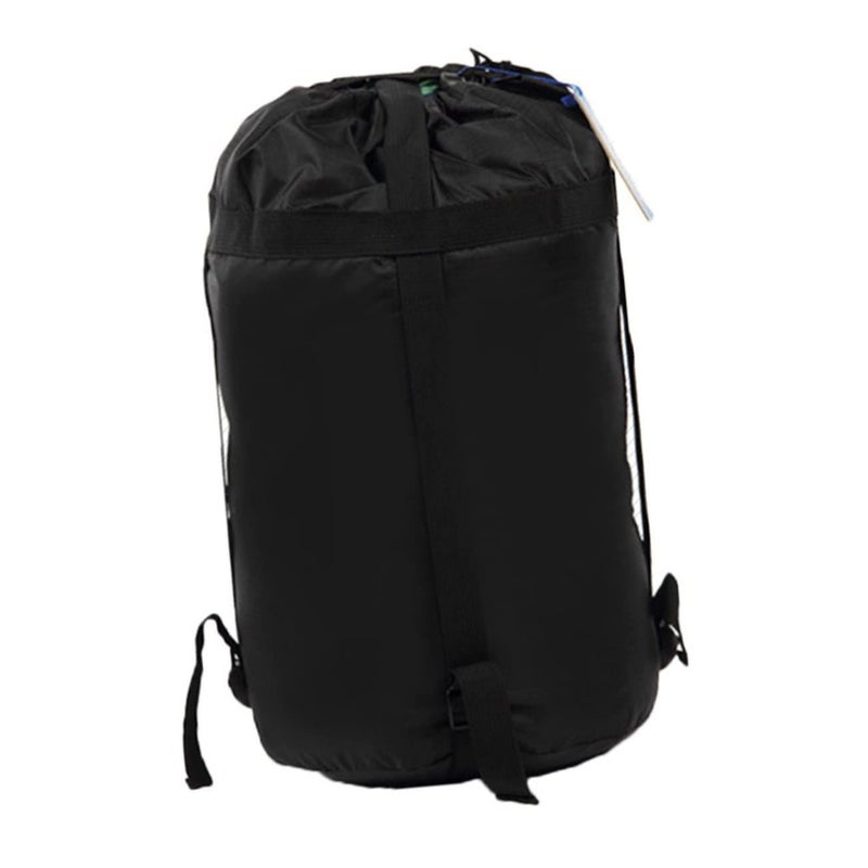 Black Compression Sack For Sleeping Bag Camping Hiking Travel Space Saving - Image 2