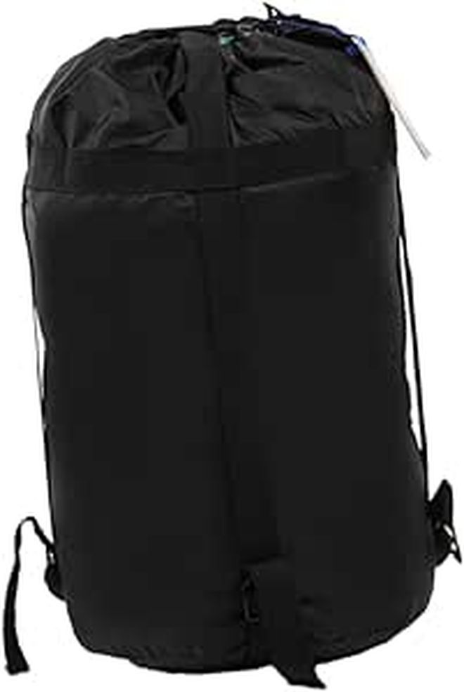 Black Compression Sack For Sleeping Bag Camping Hiking Travel Space Saving - Image 1