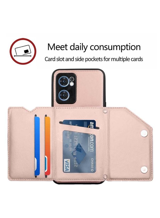 اس-توب جراب لهاتف OPPO Reno7 5G بملمس الجلد من البولي يوريثان الحراري + TPU + جراب هاتف PC - Image 5