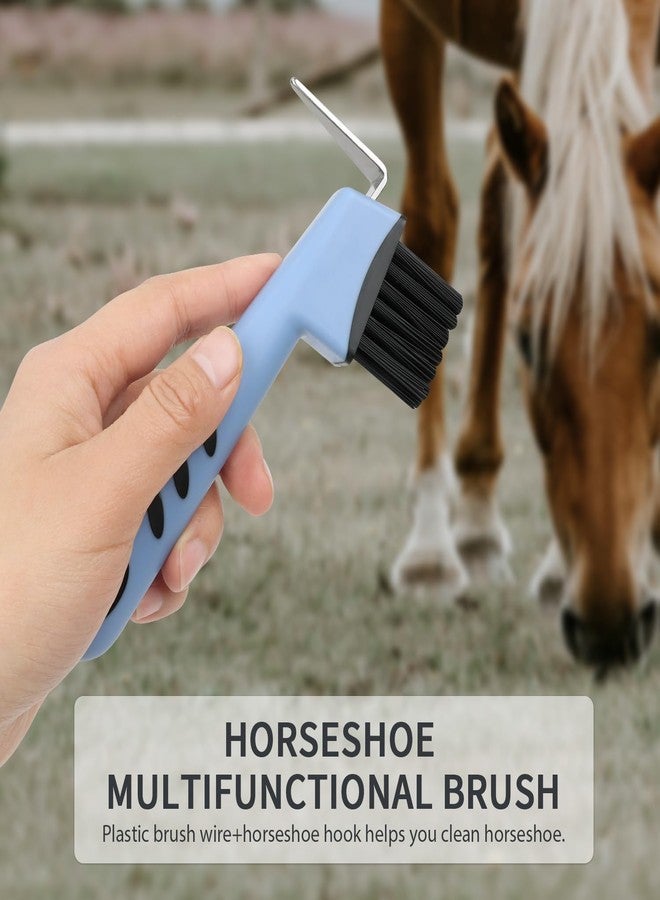 Histotree 2-in-1 Blue Horse Hoop Pick with Brush 6.14in/15.6cm - Image 2
