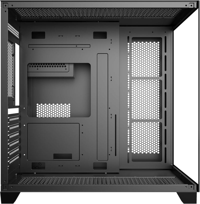 SHARX CASE PROFIN ATX Min-Tower Gaming PC Case (XI700B), With 7X 120mm Pre-Installed ARGB Fans, and Controller, Tempered Glass, I/O Ports Type C*1 Dongle / USB3.0 * 1 / USB2.0 * 2,Black. - Image 4