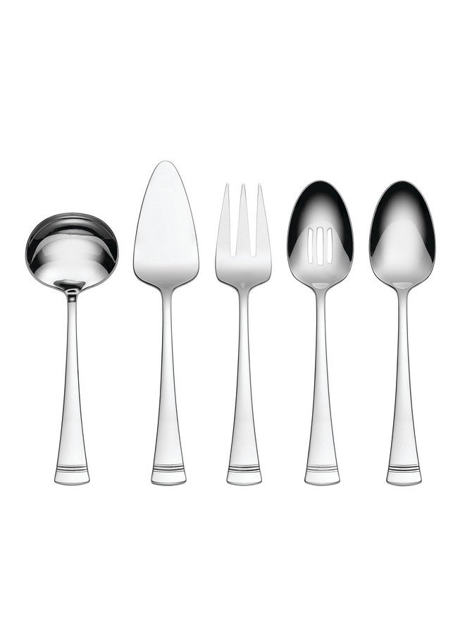 LENOX LENOX Portola 5-Piece Hostess Set, 5 Count, Metallic  - Image 1