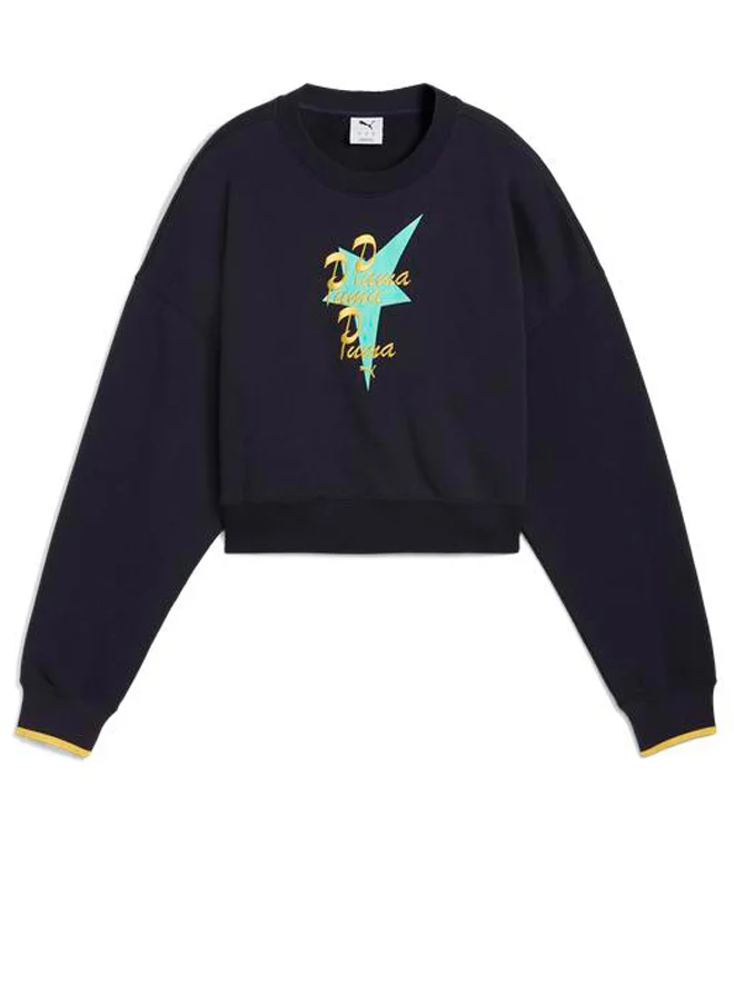 PUMA Road To Unity Graphic Oversized Sweatshirt