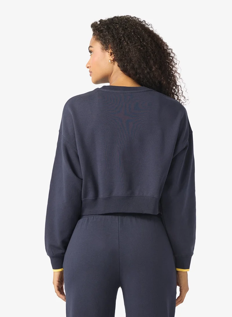 بوما سويت شيرت واسع بطبعة "الطريق إلى الوحدة"