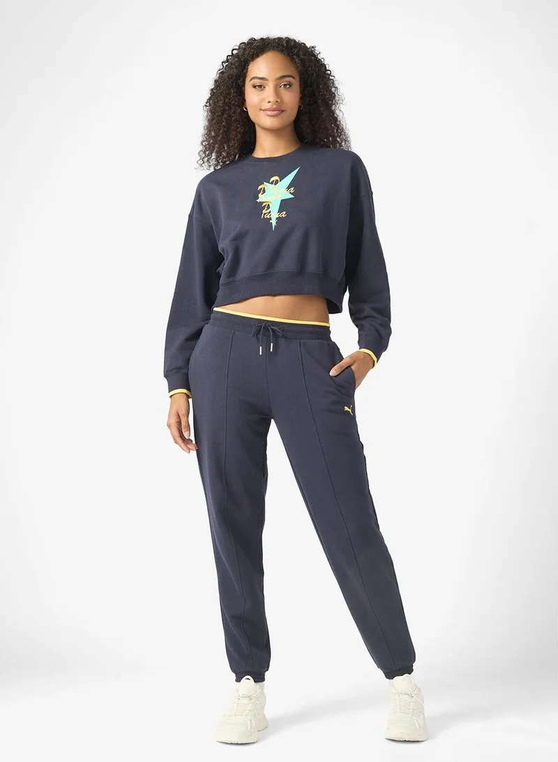 PUMA  Road To Unity Graphic Oversized Sweatshirt for Women | Best Price UAE