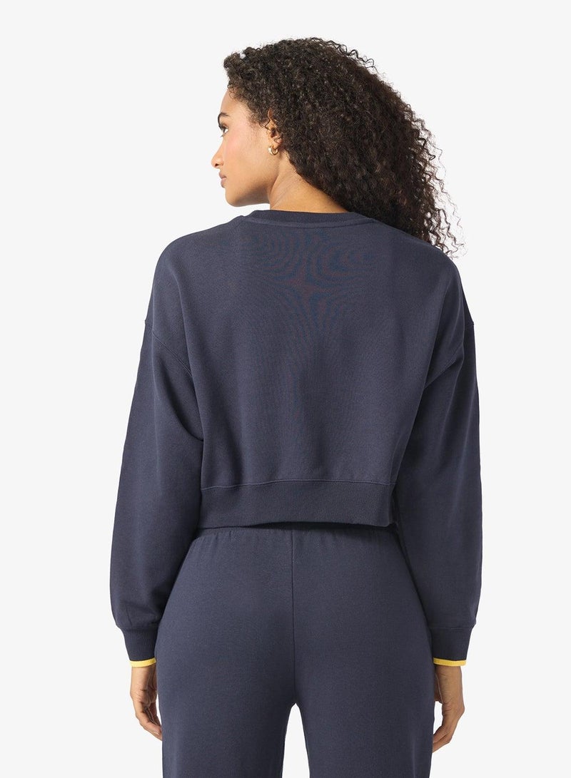 بوما سويت شيرت واسع بطبعة "الطريق إلى الوحدة" - Image 2